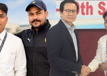 सीबीएसई नेशनल में रेफरी बनकर सोनभद्र के रवि सिंह ने बढ़ाया जिले का मान, पंजाब पुलिस के हेड कोच शिव कुमार ने किया सम्मानित।