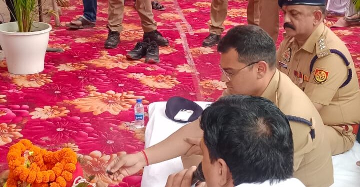 प्रीत नगर में पुलिस चौकी का विधि-विधान से हुआ उद्घाटनपुलिस अधीक्षक अभिषेक वर्मा ने पूजा-पाठ एवं फीता काटकर किया शुभारंभ।