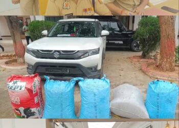 सोनभद्र में गांजा तस्करी का बड़ा खुलासा, 62 लाख की बरामदगी से मचा हड़कंप।