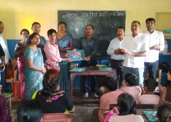 विकासखंड चोपन में खंड शिक्षा अधिकारी लोकेश कुमार मिश्रा के नेतृत्व में अनोखी पहल।