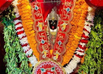शारदीय नवरात्रि : दुद्धी स्थित माँ काली मंदिर में उमड़ा आस्था का महासागर, ‘जय माता दी’ के जयकारों से गुंजायमान हुआ नगर।