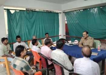 शारदीय नवरात्र, रामनवमी और दशहरा को लेकर दुद्धी कोतवाली में बैठक, डीजे संचालकों को दिए गए निर्देश।