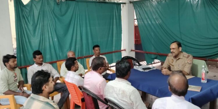 शारदीय नवरात्र, रामनवमी और दशहरा को लेकर दुद्धी कोतवाली में बैठक, डीजे संचालकों को दिए गए निर्देश।