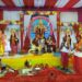 म्योरपुर दुर्गा पांडाल मे दुर्गा अष्टमी पर माता रानी के दर्शन के लिए लगा रहा ताँता।