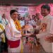 सोन रत्न की मानद उपाधि से राम अनुज धर द्विवेदी को किया गया विभूषित।
