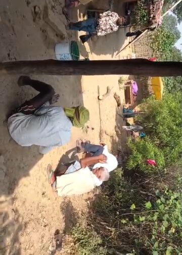 गैस सिलेंडर में आग लगने से गृहस्थी जली, परिवार बाल-बाल बचा,आर्थिक सहायता की मांग।